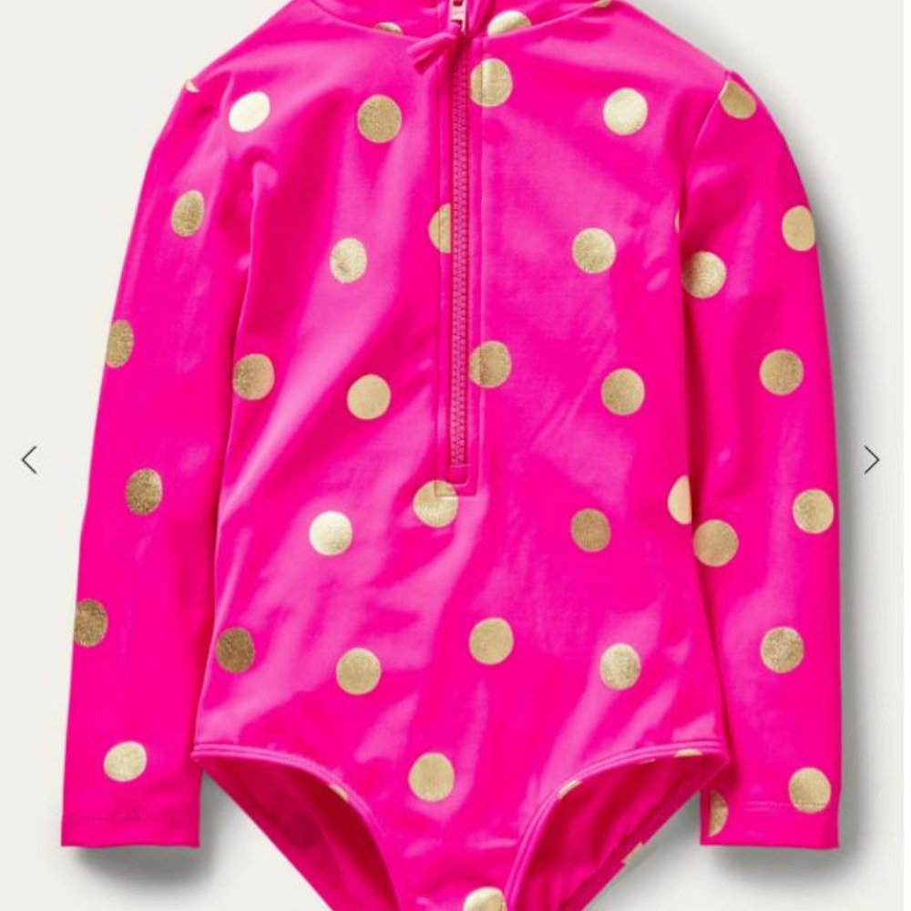 Mini Boden Girls One piece surf suit, size 13-14 NWOT